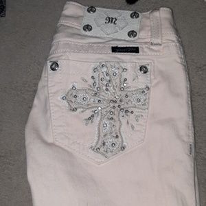 Bubble gum pink missme skinny jeans